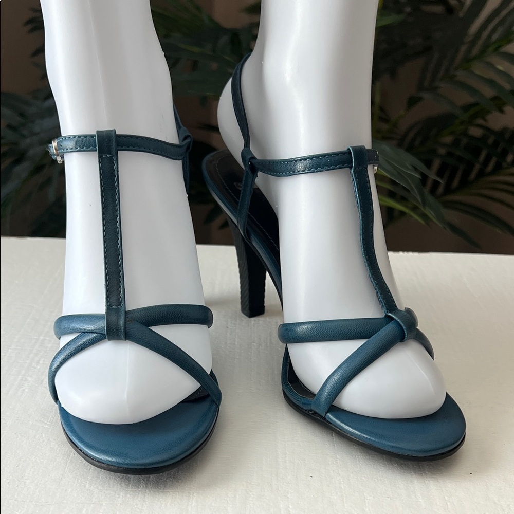 Gianni Bini Teal Strappy Heels